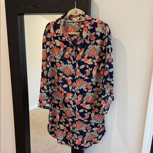 Floral Button-Up Shirt